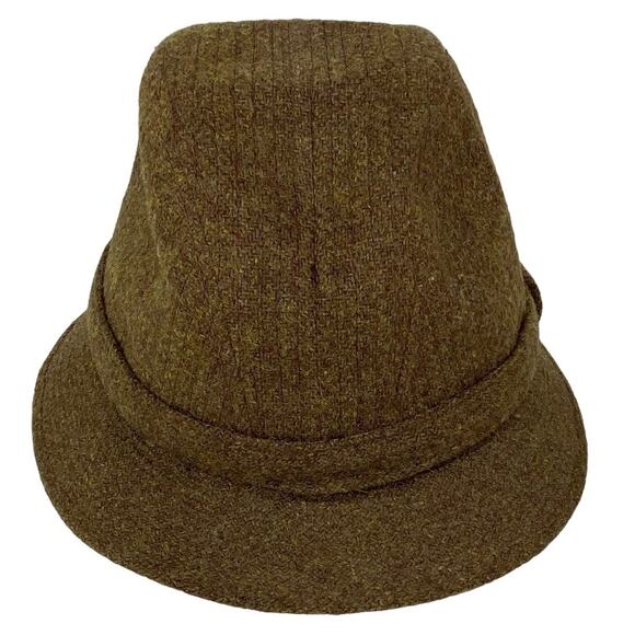 Vintage Stetson Fedora Water Repellent Brown Wool M 7-7.5 - Picture 9 of 12